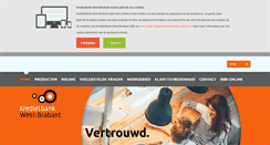 Desktop Screenshot of kredietbankwestbrabant.nl
